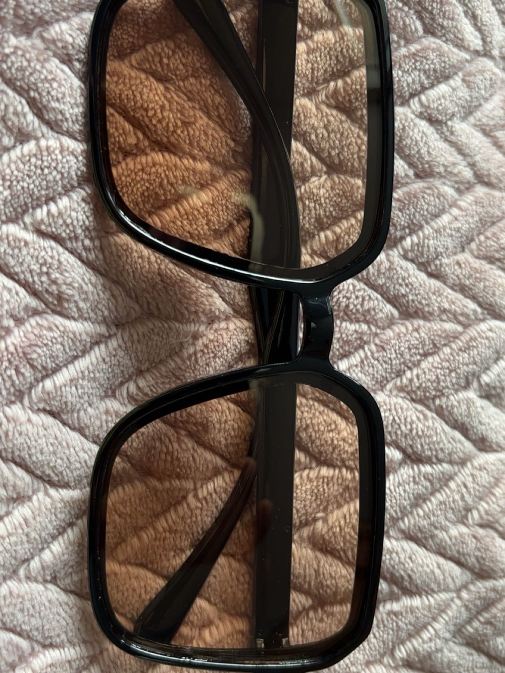 & Other Stories Black Oversized Square Sunglasses